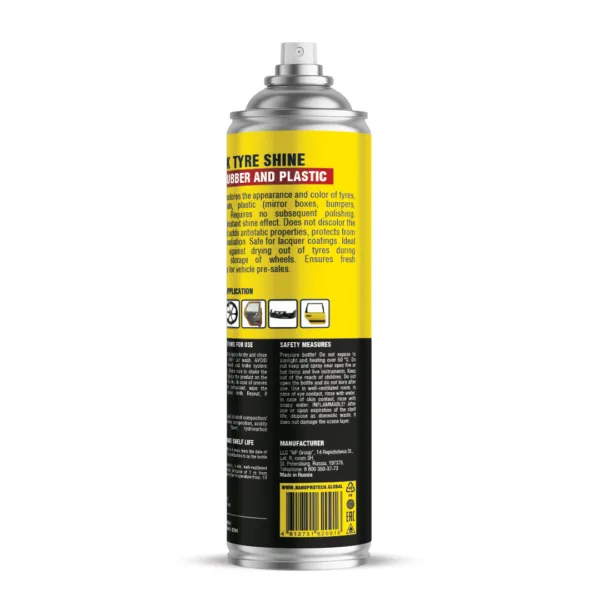 Black tyre shine, 400 ml