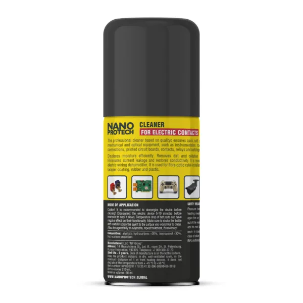 Cleaner for electrical contacts, 210 ml