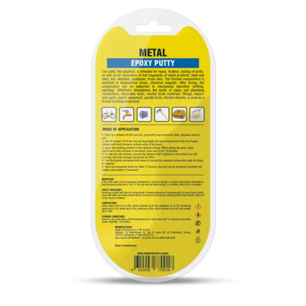 Metal epoxy putty, 55 g