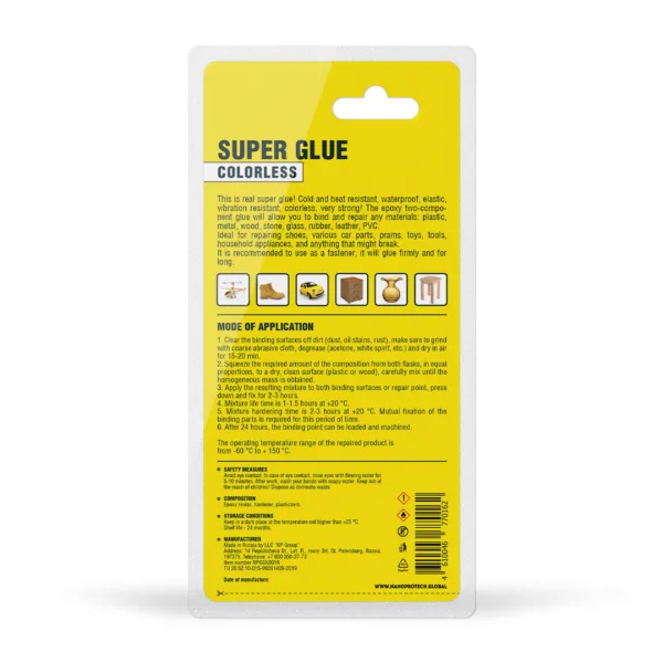 Super glue colorless, 10 g