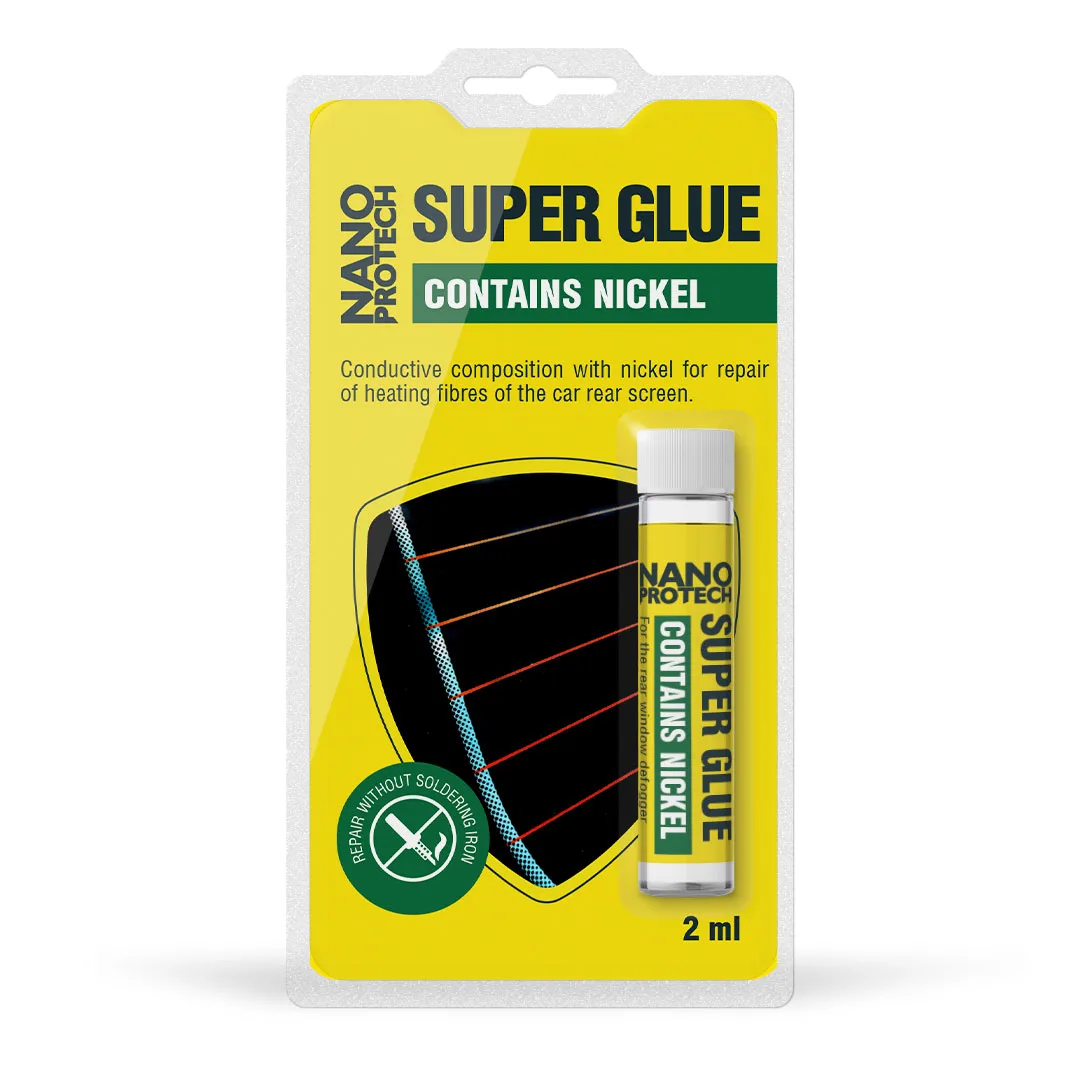 Super glue for heating wires (nickel)